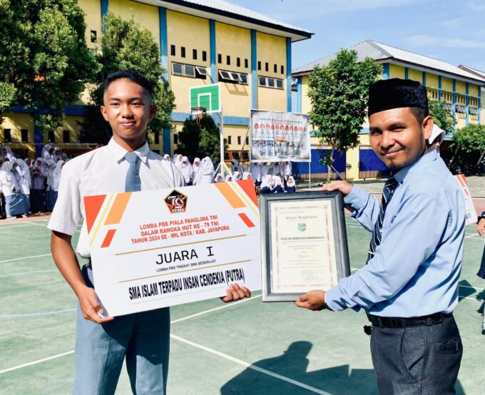 JUARA SATU : Lomba PBB Piala Panglima dalam HUT TNI tahun 2024