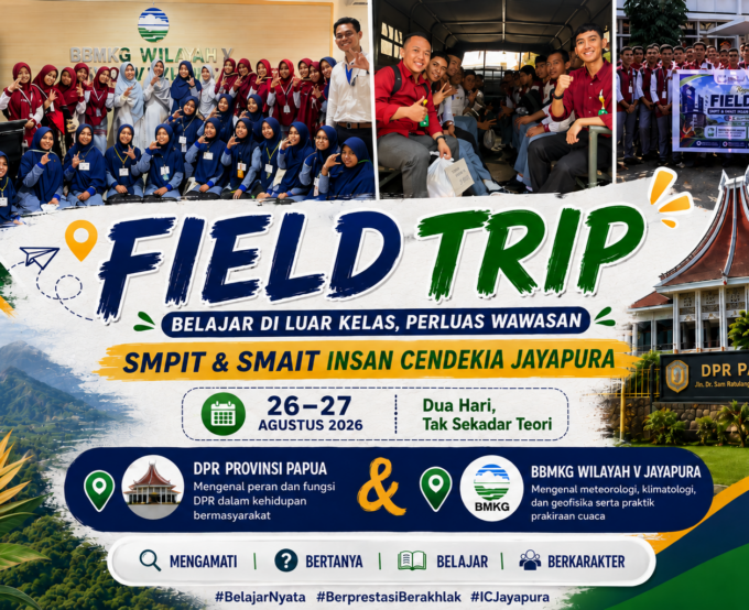 Perluas Wawasan melalui Field Trip, Siswa SMPIT dan SMAIT Insan Cendekia Jayapura Kunjungi DPR Provinsi Papua dan BBMKG